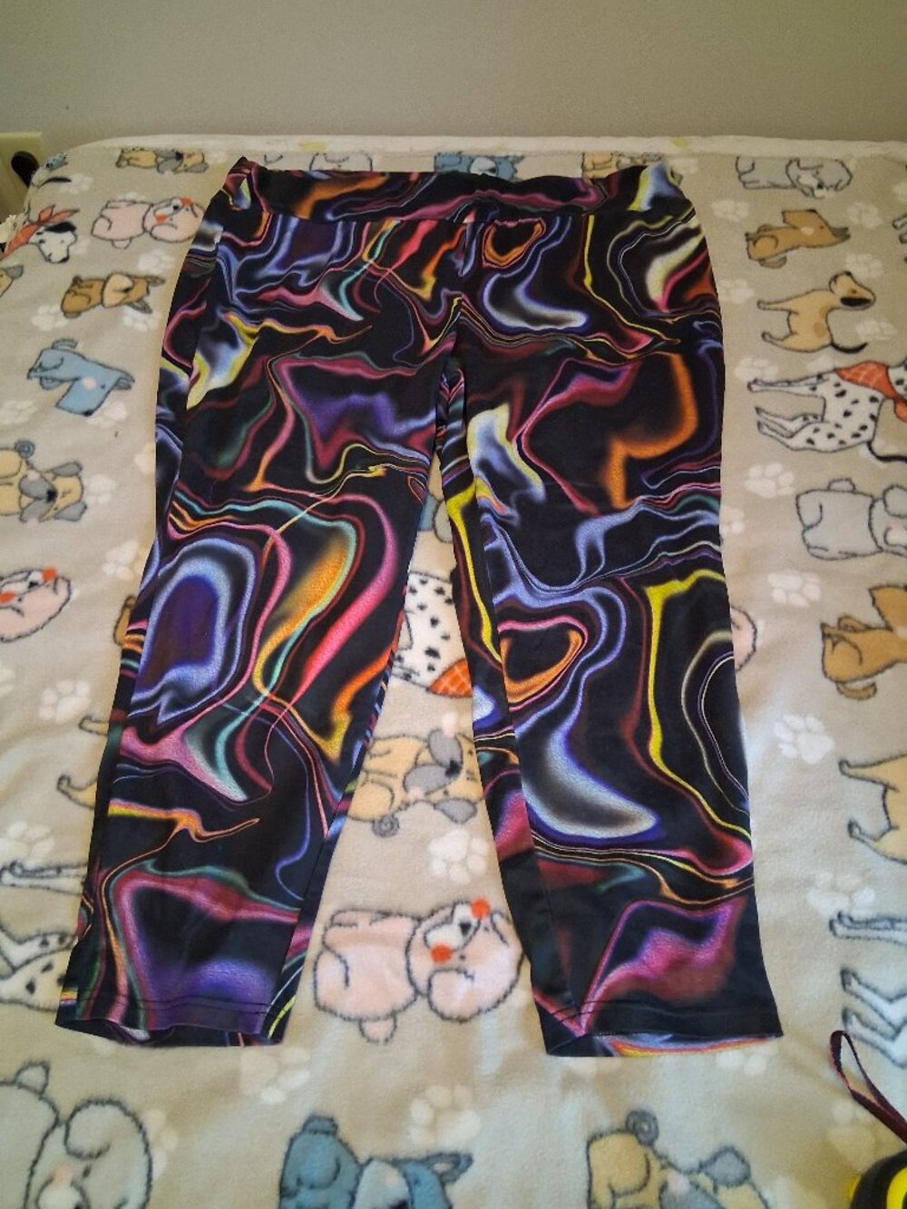 colorful plus sized woman's pants